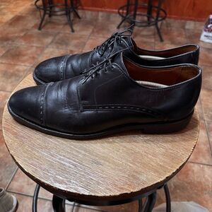 Allen Edmonds Park Avenue Dress Shoes Black Leather Mens Size 13 D